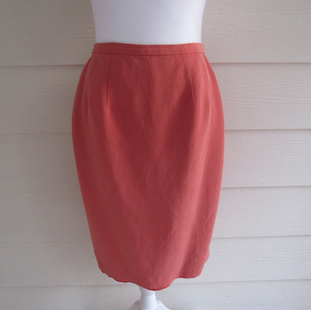 Preston & York silk pencil skirt